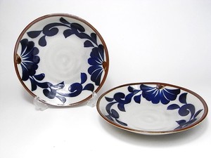 藍華　深皿2P（軽量）【日本製 美濃焼  毎日の生活に 贈り物に】