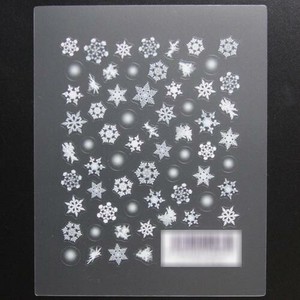 レジンクラブ　レジンシール　雪の結晶　(両面印刷)　RC-YUK-101