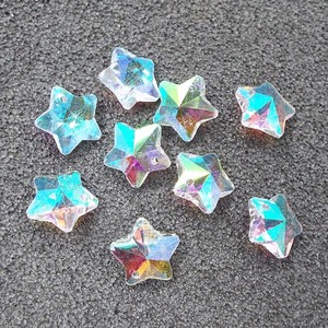 Glass Necklace/Pendant Star Rainbow Stars