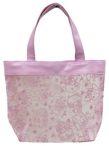 Tote Bag Tulle My Melody Sanrio Characters Mini-tote Flocking Finish
