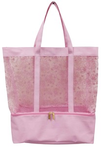 Tote Bag Tulle My Melody Sanrio Characters Flocking Finish 2-layers