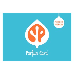 名刺が香る Parfun Card （ パルファンカード ）〔 PERFECT NEROLI 〕（カード5枚＋ガードケース1枚入り）