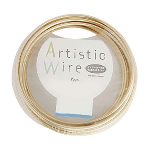 Artistic Wire(アーティスティックワイヤー)　カラーアルミ線　シャンパンゴールド　1.0mm×10m