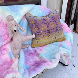 Knee Blanket Blanket Pink Fleece 130 x 160cm