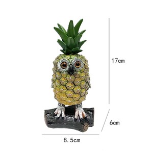 Animal Ornament Owl Lucky Charm Pineapple