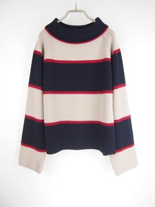 Sweater/Knitwear Pullover Border Autumn/Winter 2023 Made in Japan