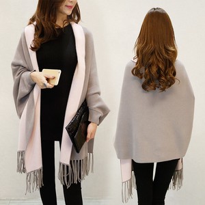 Shawl Knitted Plain Color Ladies' Autumn/Winter
