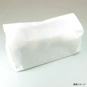 パン袋 食パン横長二斤用 ふわふわ紙袋 (白) 260×320 睦化学工業