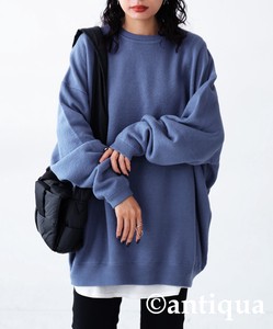 Antiqua Sweater/Knitwear Knitted Plain Color Long Sleeves Ladies'