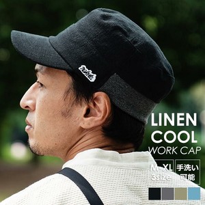 【春夏】LINEN COOL RIB WORK CAP
