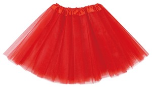 Costume Red Tulle Skirts