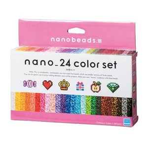 カワダ 【予約販売】80-63044 nanobeads〈ナノビーズ〉24色セット
