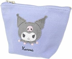 Pouch Sanrio Characters KUROMI Patch