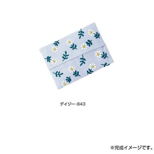 刺繍キット ボタニカル刺しゅうシリーズ ティッシュケース　デイジー・843