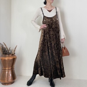 Casual Dress One-piece Dress Velour