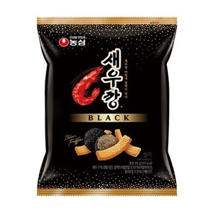 農心 セウカンBLACK（エビセン）72g 韓国スナック菓子 ブラックトリュフ味