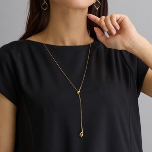 Gold Chain Necklace Long Jewelry Ladies' Made in Japan