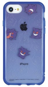ポケットモンスター IIIIfit Clear iPhoneSE第2世代対応ケース ゲンガー POKE-745B