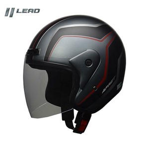 リード工業 APRET ジェットヘルメット フリーサイズ マットガンメタ