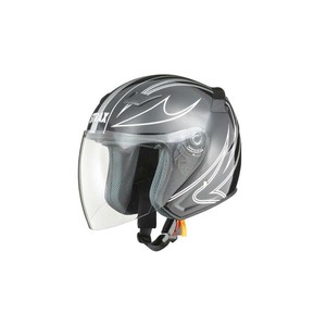 リード工業 STRAX ジェットヘルメット ブラック LLサイズ SJ-9