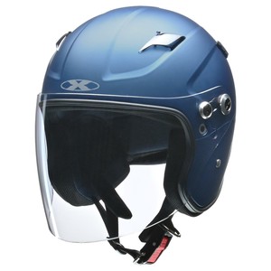 リード工業 　RAZZO　STRADA　セミジェットヘルメット　XLサイズ(61-62cm未満)　マットネイビー