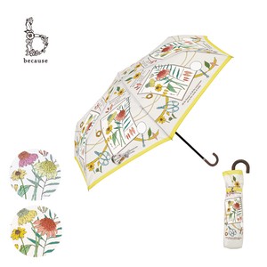 ≪2024春夏新作≫【雨傘】折り畳み傘 ボタニカルアート ミニ
