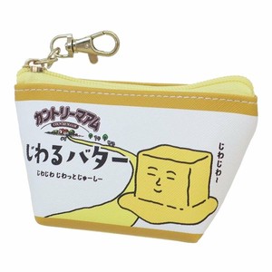 【ポーチ】カントリーマアム 三角ミニポーチ じわるバター