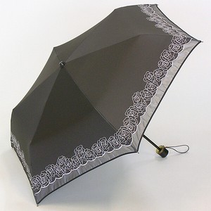 【晴雨兼用傘】50cm簡単開閉ミニ傘　ニューローズ　カラーコーティング　UVカット　遮光遮熱