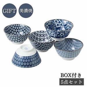 Mino ware Donburi Bowl Gift Set Series Made in Japan