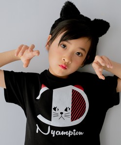 【SALE】unica にゃんピオンTシャツ KIDS(110-150cm)
