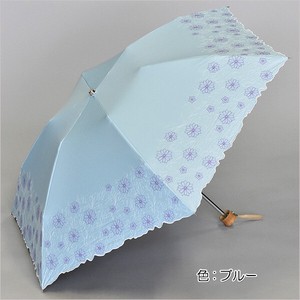【晴雨兼用傘】50cmホック式ミニ傘　リーフグローブ　カラーコーティング　UVカット　遮光遮熱