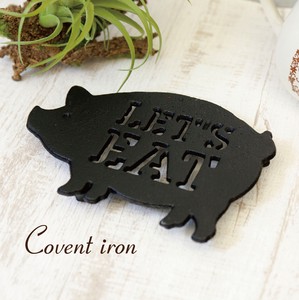 Covent Iron コベントアイアン［トリベット（LET'S EAT）］＜アイアン雑貨＞