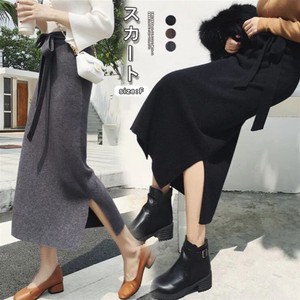 【2024新作】シャギーニットスカート レディース ボトムス 韓国ファッション