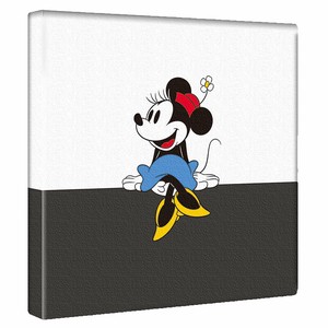 ミニーマウスのファブリックパネル インテリア雑貨 ディズニー ツートン dsny-2307-03