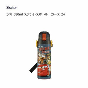 水筒 580ml ステンレスボトル　カーズ 24 スケーター 超軽量 ロック付 ワンプッシュ SDC6N