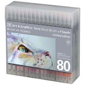 Marker/Highlighter ZIG 80-color sets