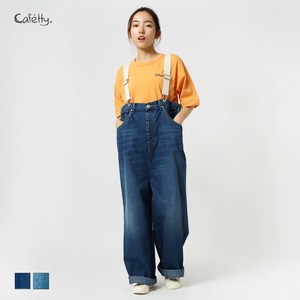 背带裤/连体裤 cafetty 新款 2024年 春夏 高腰