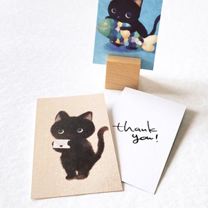 Letter Writing Item Cat Message Card