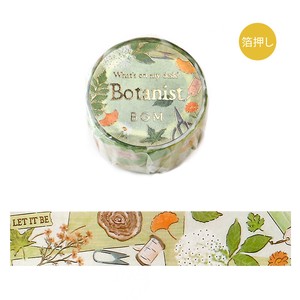 Washi Tape Washi Tape Foil Stamping What's on my desk? Series /Botanist 20mm x 5m
