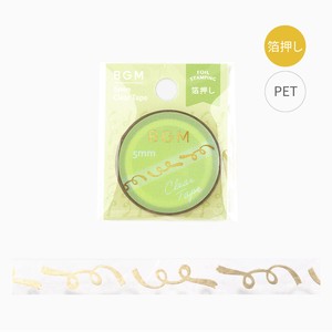 Washi Tape Foil Stamping Ribbon LIFE Clear 5mm x 5m 5mm