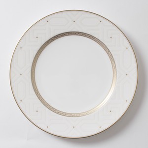 [NIKKO/LABYRINTH WHITE] プレート27.5cm メイン皿 アラビック紋様 食洗器対応 陶磁器 日本製