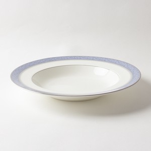 [NIKKO/BLUE ARABESQUE] スーププレート24cm パスタ アラベスク 食洗器対応 陶磁器 日本製