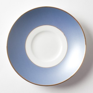 [NIKKO/SPANGLES BLUE] 兼用ソーサー14.5cm スパンコール 華やか 食洗器対応 陶磁器 日本製