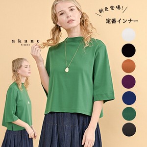 Pre-order T-shirt Pullover Bottle Neck Short Length 2024 Spring/Summer Made in Japan