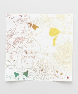 【2024春新作】【カヤ】布巾 猫と花