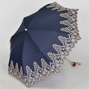 UV Umbrella Patterned All Over Gothic Embroidered 50cm