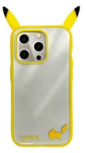 ポケットモンスター フレーム IIIIfit Clear iPhone15Pro 対応ケースピカチュウ POKE-875A
