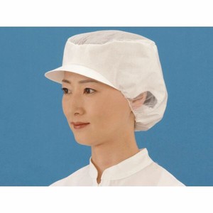 不織布キャップ 日本メディカルプロダクツ エレクトネット帽 EL-401 M 白