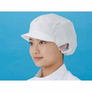 不織布キャップ 日本メディカルプロダクツ エレクトネット帽 EL-402 M 白
