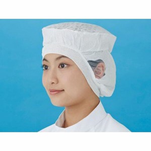 不織布キャップ 日本メディカルプロダクツ エレクトネット帽 EL-580 M 白